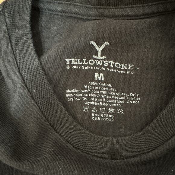 Yellowstone Men's Sz M T-Shirt Rip Wheeler Dutton Ranch 100% Cotton - Picture 4 of 4